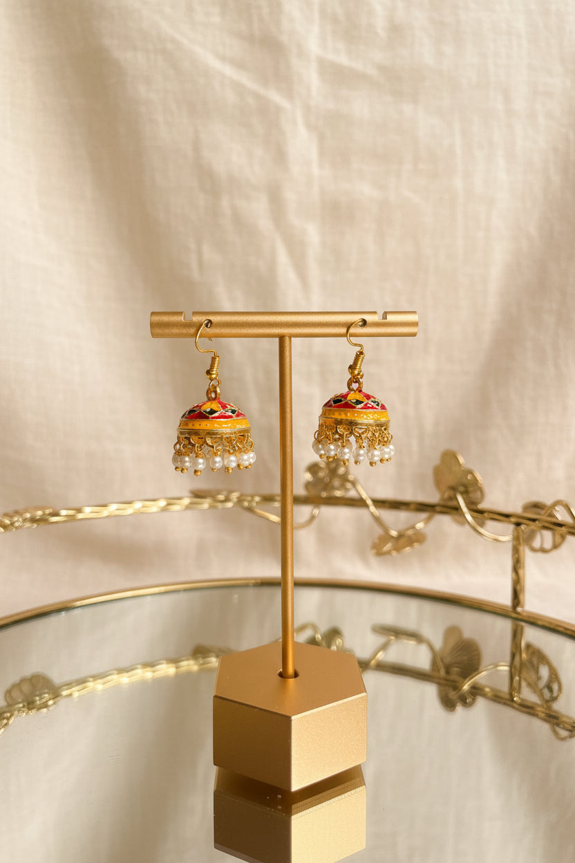 Medium Jaipuri Jhumkhas